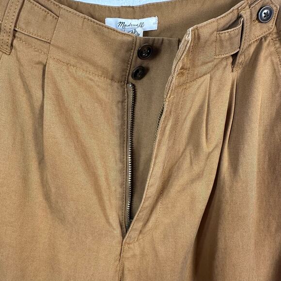 Madewell Womens The Harlow Wide Leg Trouser Pant in Acorn Size 6 - Picture 11 of 13